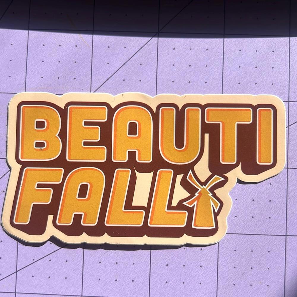 Dutch Bros Beauti Fall Sticker